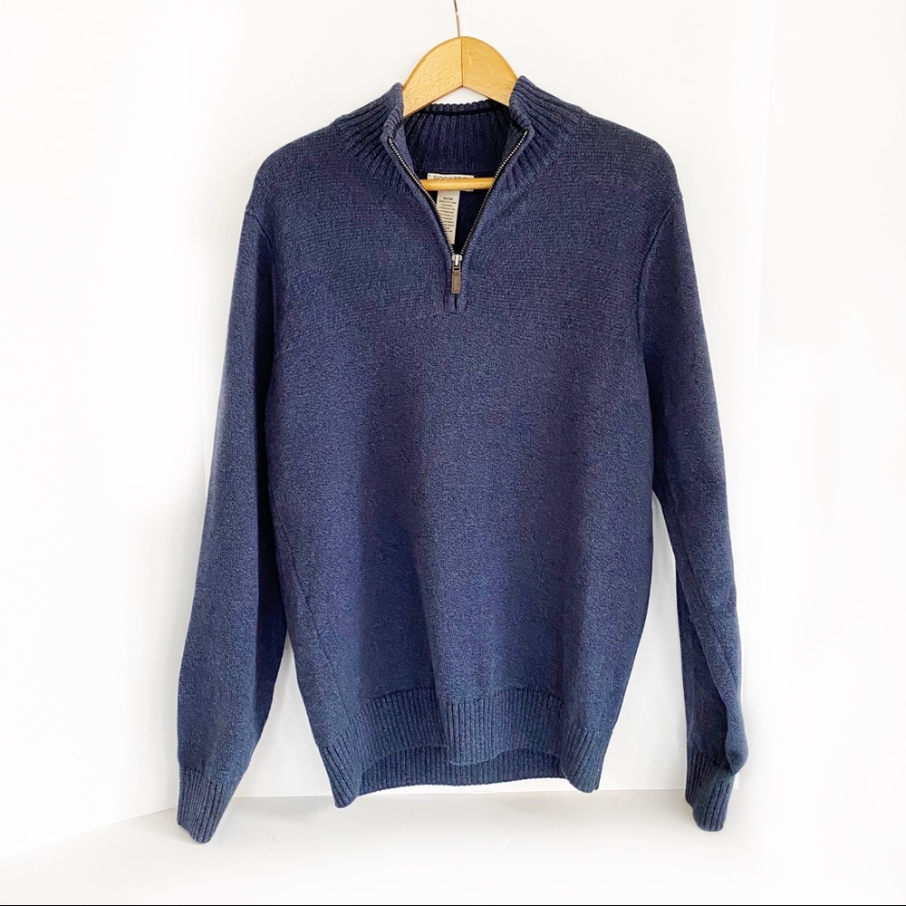 Dockers 1/4 Zip Sweater %100 Cotton Men’s Large